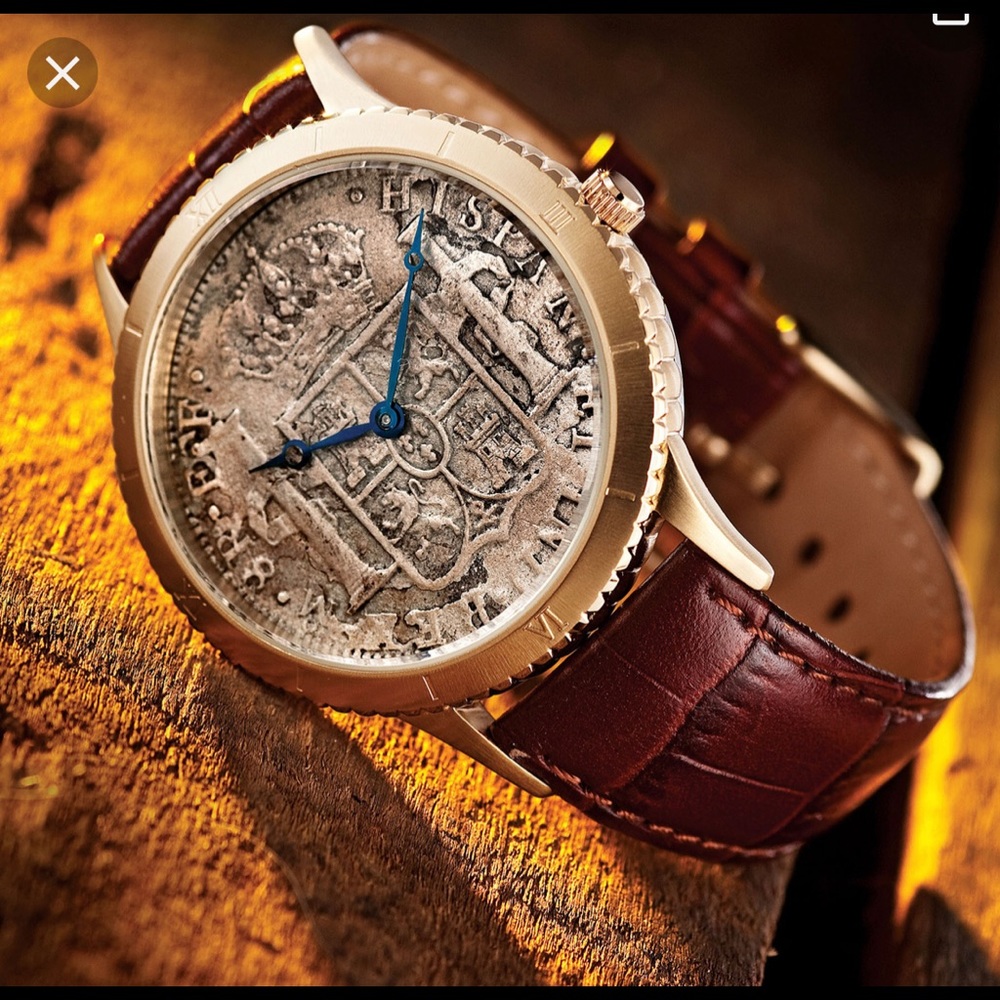 Stauer Men's Watch Series 1783 SILVER DOLLAR -NEVER WORN